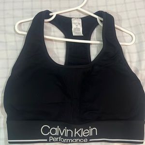 Calvin Klein Black Sports Bra